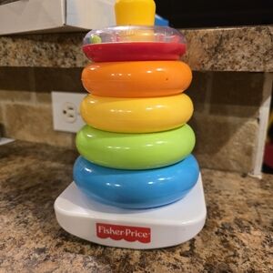 Fisher-Price Rock-a-Stack stacking toy.